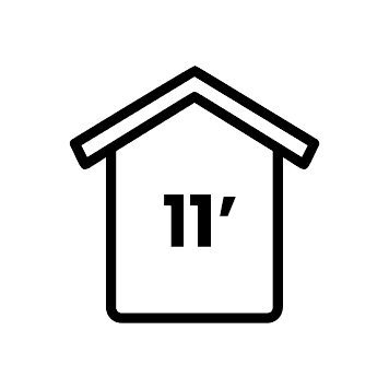 Each double storey terrace house is built with high ceilings to maximize natural lighting throughout.